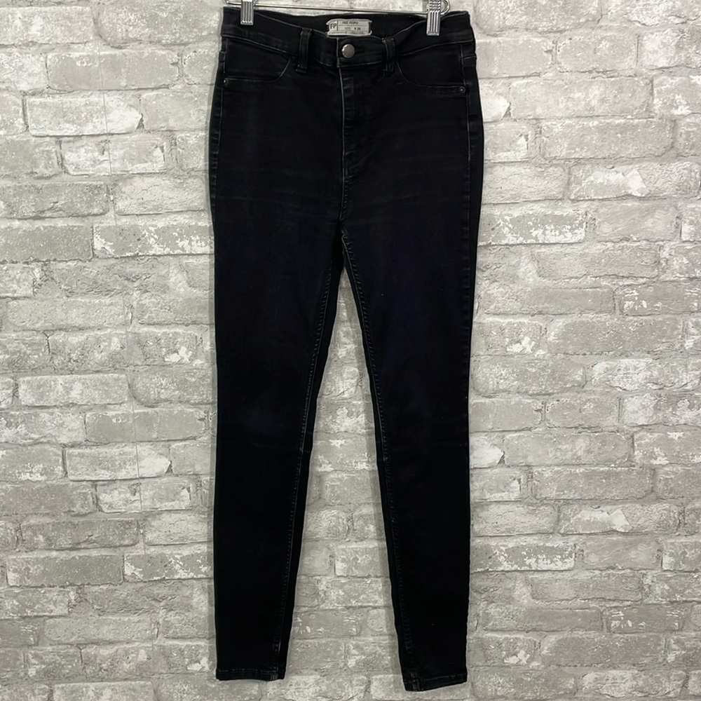 Free People Black Skinny Jeans